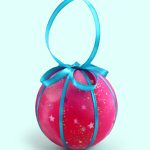 Fuchsia Christmas Ball Globe